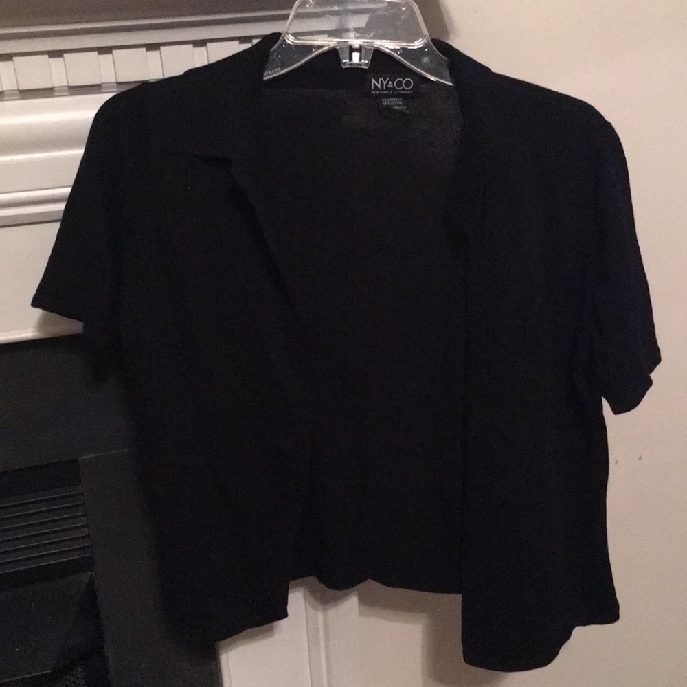 Short sleeve cardigan